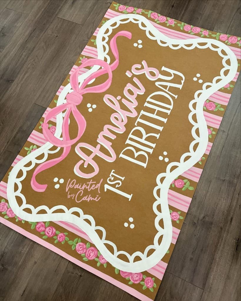 Cherry on top coquette banner for Anastasia